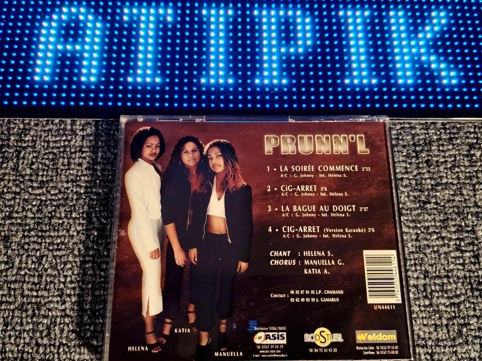 🌞 Prunn’L – Le Maxi CD ZOUK  rarissime des girls de la Réunion ! 🎶 – photo 2